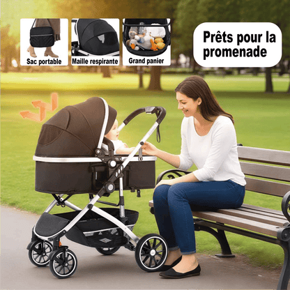 Poussette bebe | Panorama Confort - Mon P'tit Bébé