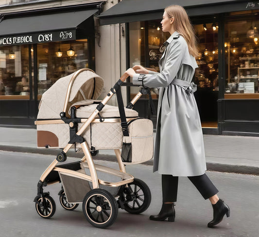 Poussette bébé | Trio Évolutive Pliable - Mon P'tit Nid Bébé