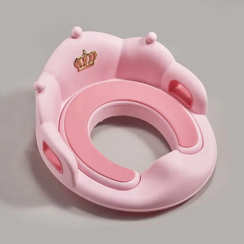 Réducteur de toilette confort et maintien rose