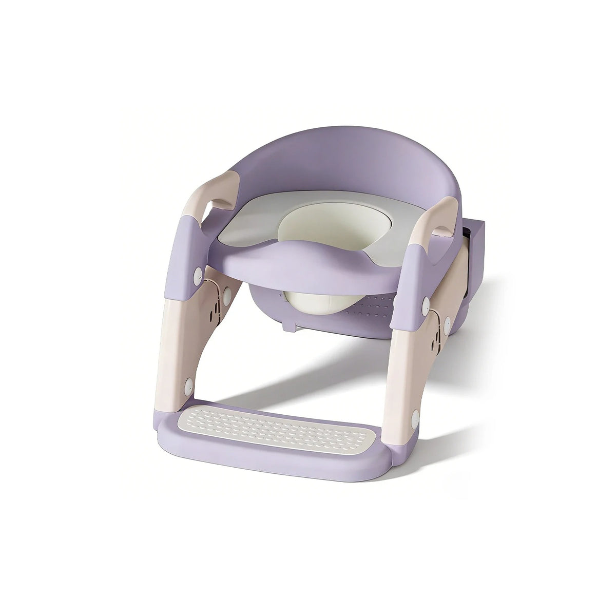 Réducteur de toilette confort securise mauve