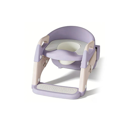 Réducteur de toilette confort securise mauve