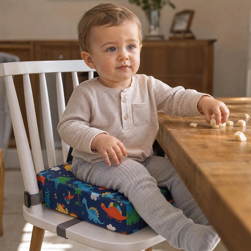 Rehausseur chaise confort bebe est assis