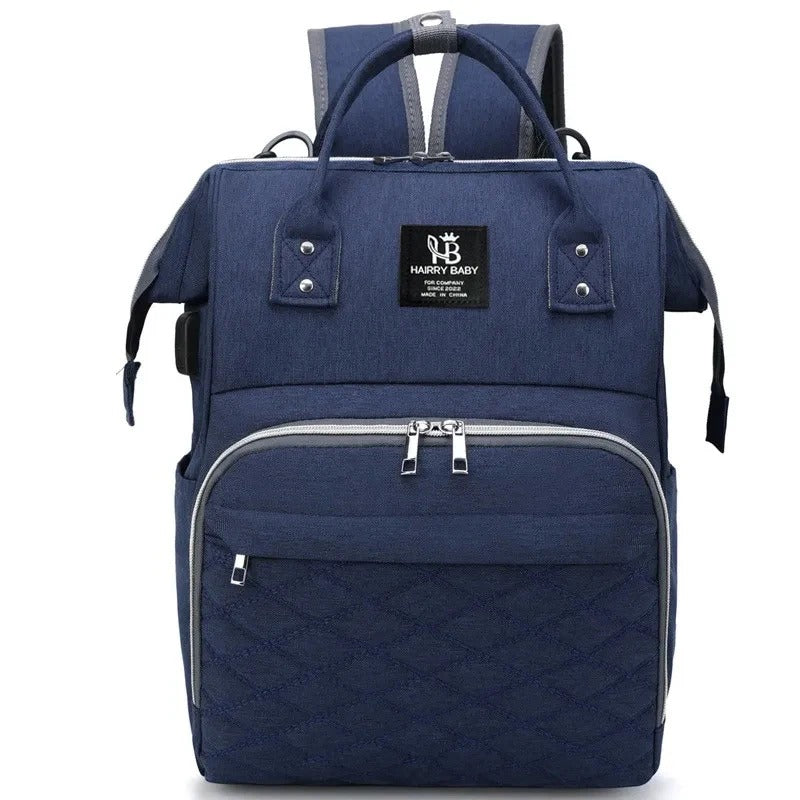 Sac a langer elegance et style bleu