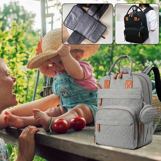 Sac à langer | Multifonction Élégant - Mon P'tit Nid Bébé