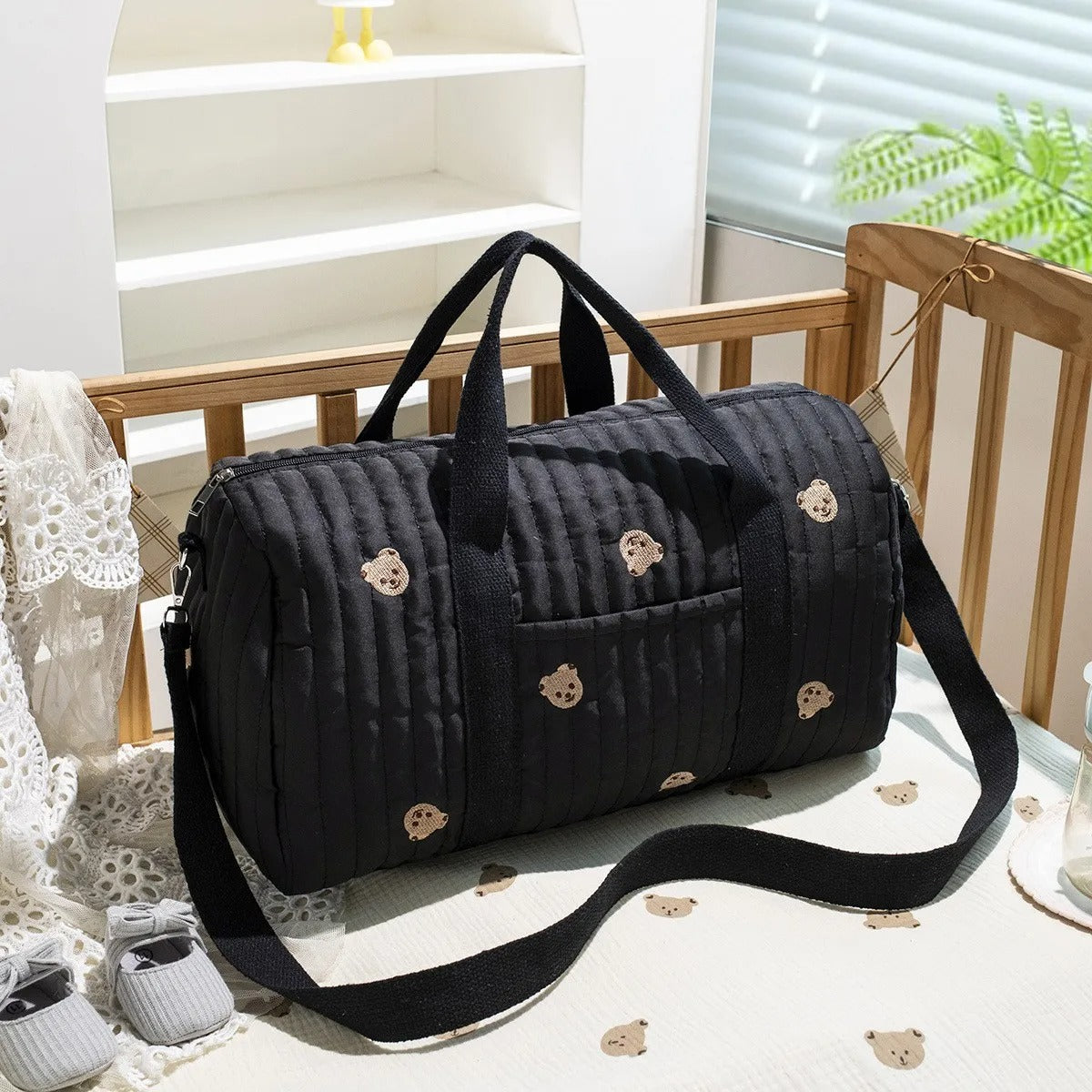 Sac a langer ultra pratique noir