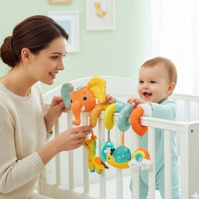 Spirale d'activité bébé | Éveil Sensoriel - Mon P'tit Bébé