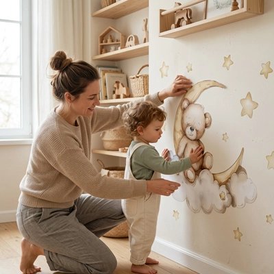 Stickers muraux chambre | Repositionnables - Mon P'tit Nid Bébé