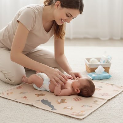 Tapis à langer nomade | BabyComfort - Mon P'tit Nid Bébé