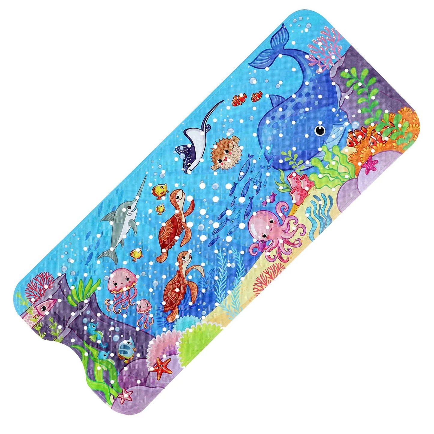 Tapis de bain bebe antiderapant dessin de tortue