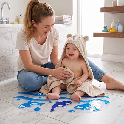 Tapis de bain bebe confort ultime maman essuie bebe