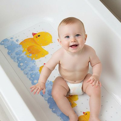 Tapis de bain bebe protection antiderapante bebe assis sur le tapis