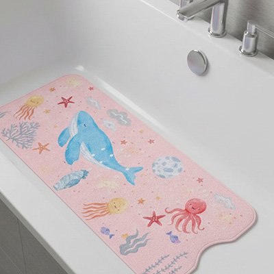 Tapis de bain bebe protection antiderapante dans la baignoire