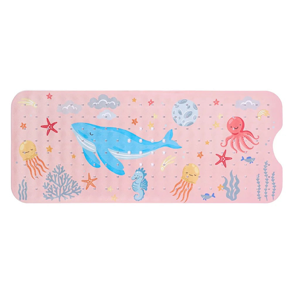 Tapis de bain bebe protection antiderapante dessin de baleine