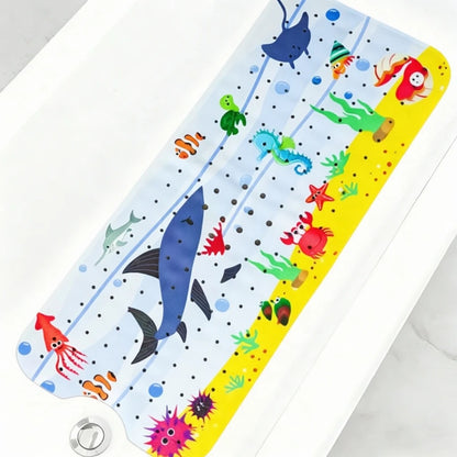 Tapis de bain pour bébé antidérapant confort dessin de requin