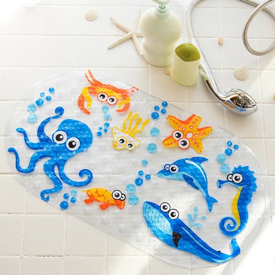 Tapis de bain pour bébé antidérapant et confortable