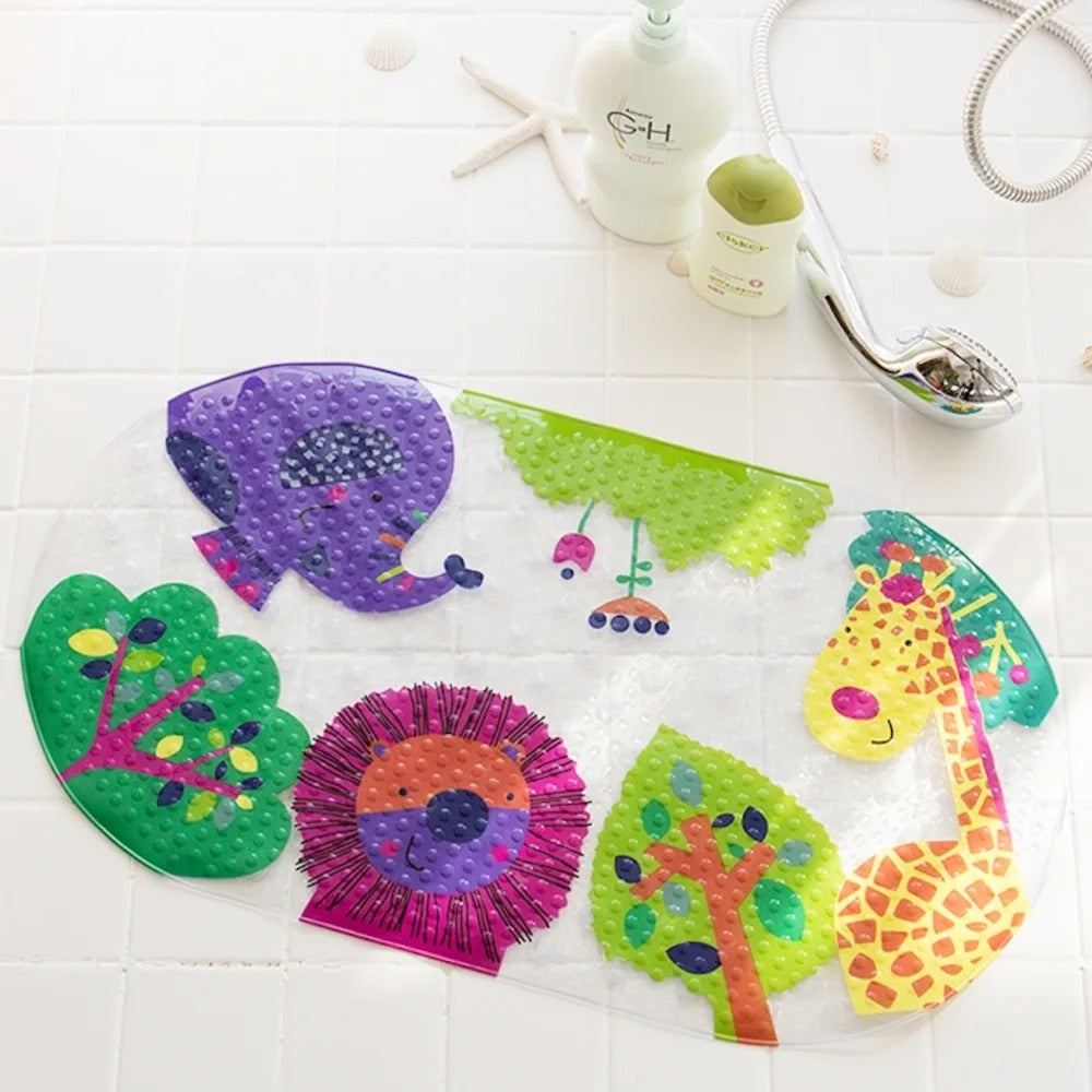 Tapis de bain pour bébé antidérapant sécurité animaux