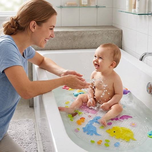 Tapis de bain pour bébé | Antidérapant Sécurité - Mon P'tit Nid Bébé