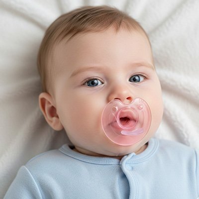 tetine bebe ergonomique bebe sur le dos