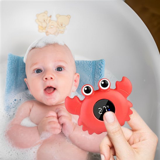 Thermomètre bain bébé securite confort bebe est dans son bain