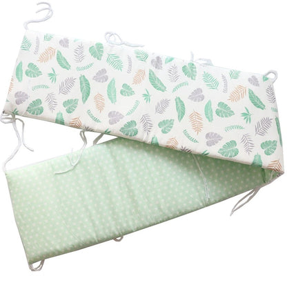Tour de lit bébé coton douceur feuilles