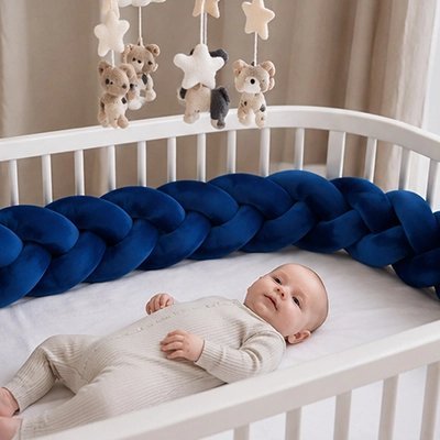 Tour de lit tresse | Douceur Sécurisée - Mon P'tit Nid Bébé
