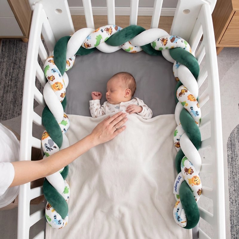 Tresse de lit bébé douceur sécurisée bébé dort dans son berceau