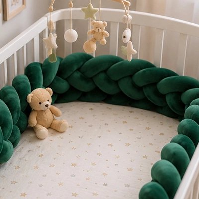 Tresse de lit decorative securisante dans le berceau