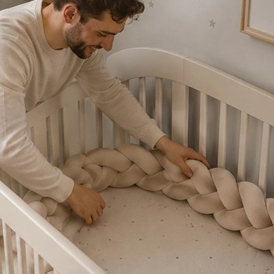 Tresse de lit decorative securisante papa installe la tresse