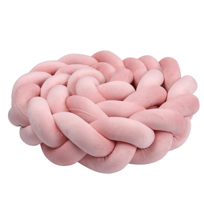 Tresse de lit essentielle et elegante rose