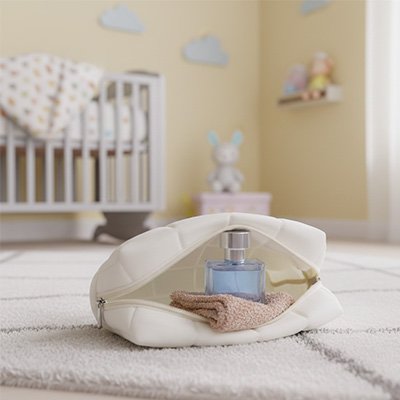 Trousse de toilette bebe attrayant et ouverte