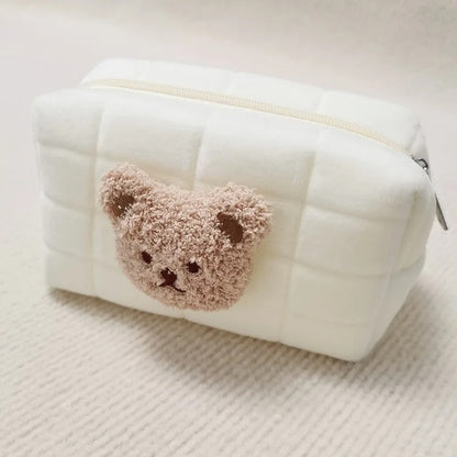 Trousse de toilette bebe attrayant ours clair