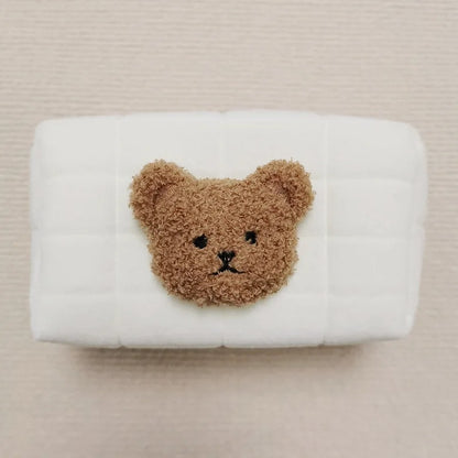 Trousse de toilette bebe attrayant ours fonce
