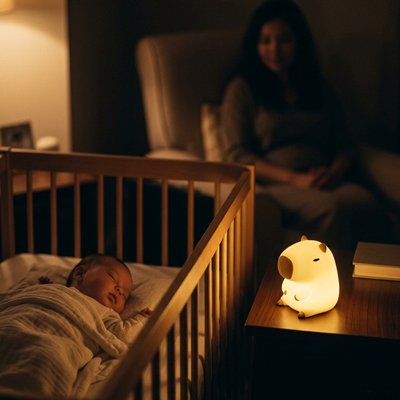 Veilleuse bébé douce lumière