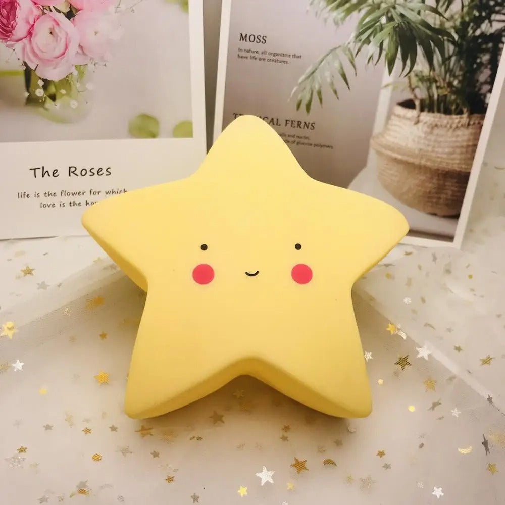 Veilleuse bebe nuit paisible jaune