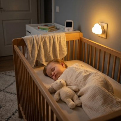 Veilleuse murale detecteur de mouvement bebe dort